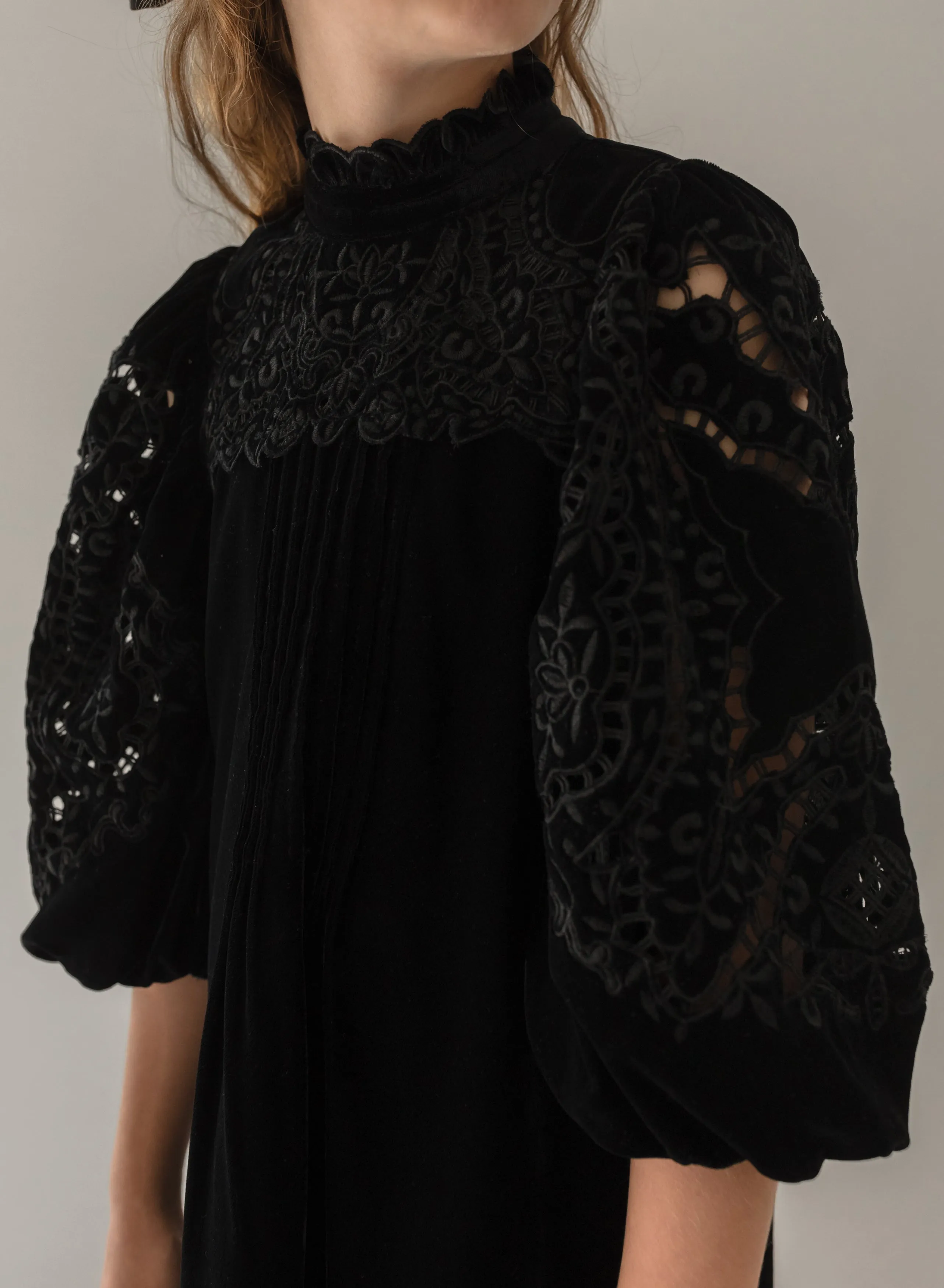 Petite Amalie Velvet Cut Out Dress