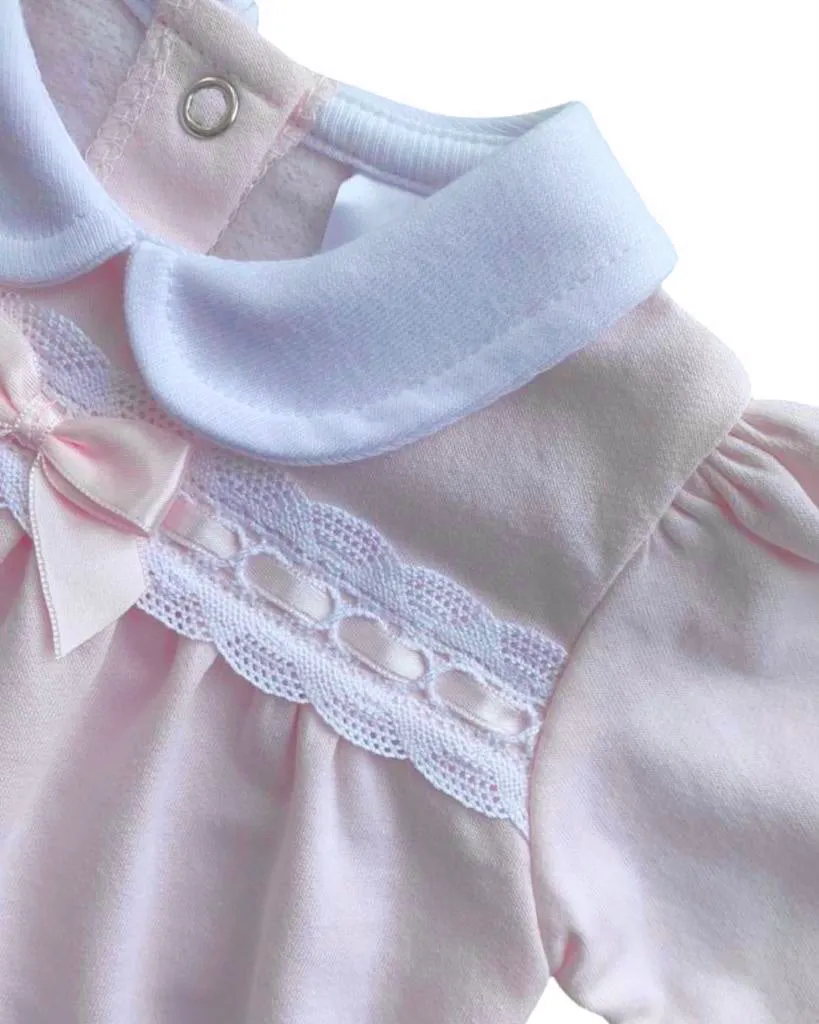 Pink Cotton Jersey Baby Dress