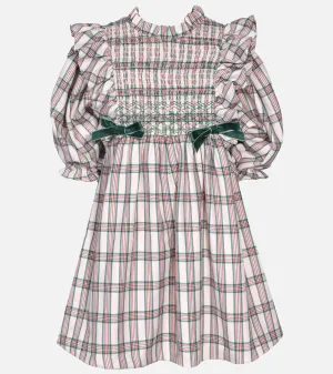 Piper Smocked Plaid Dress