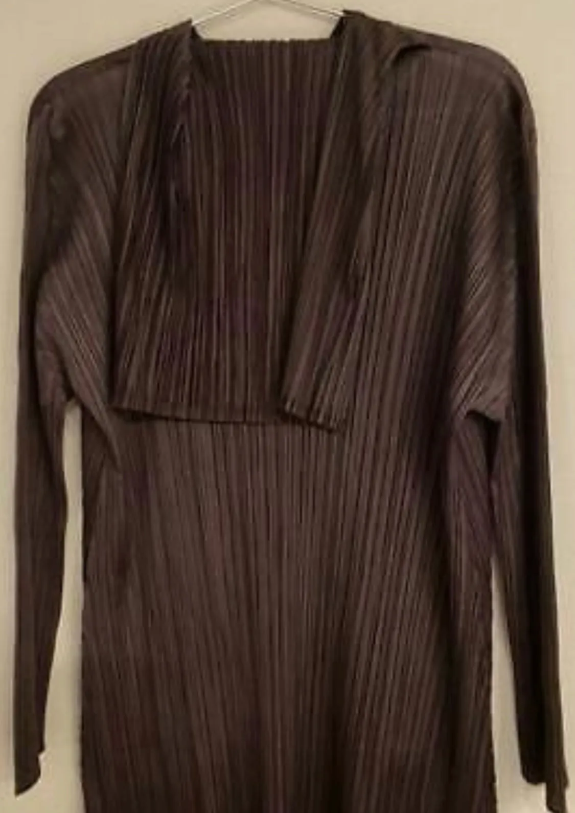 Pleats Please Brown Dress