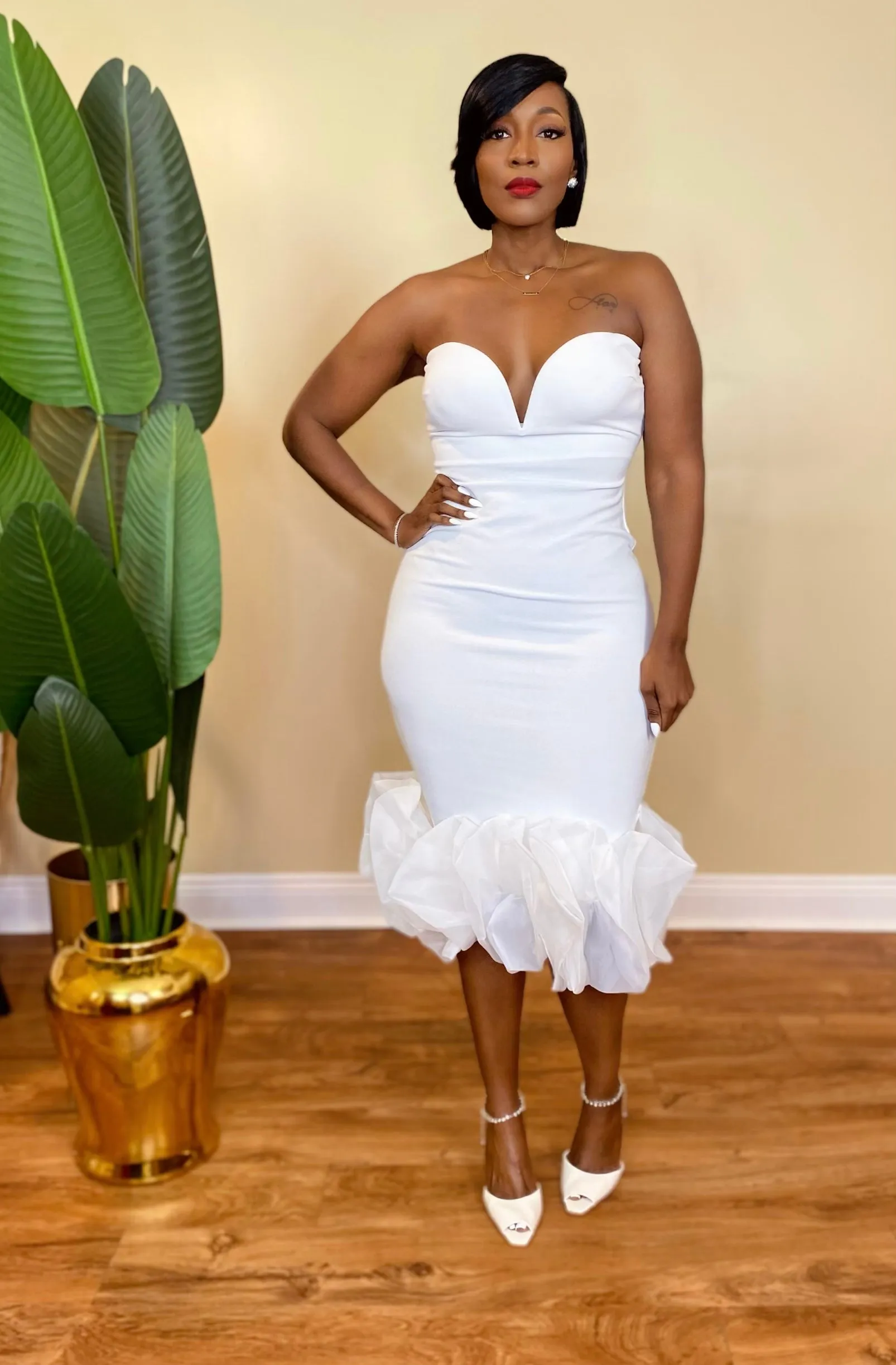 "ANGELIC" SWEETHEART DRESS