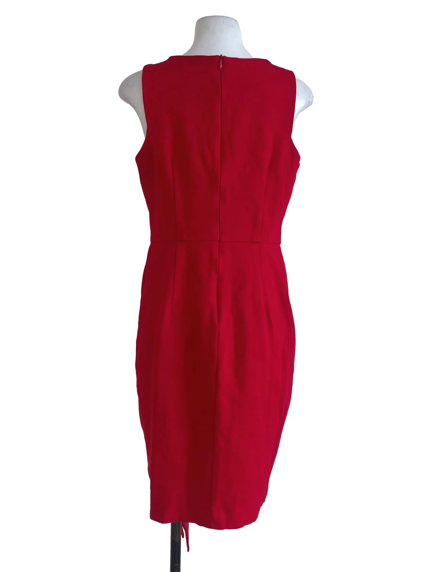 Red Sleeveless Dress