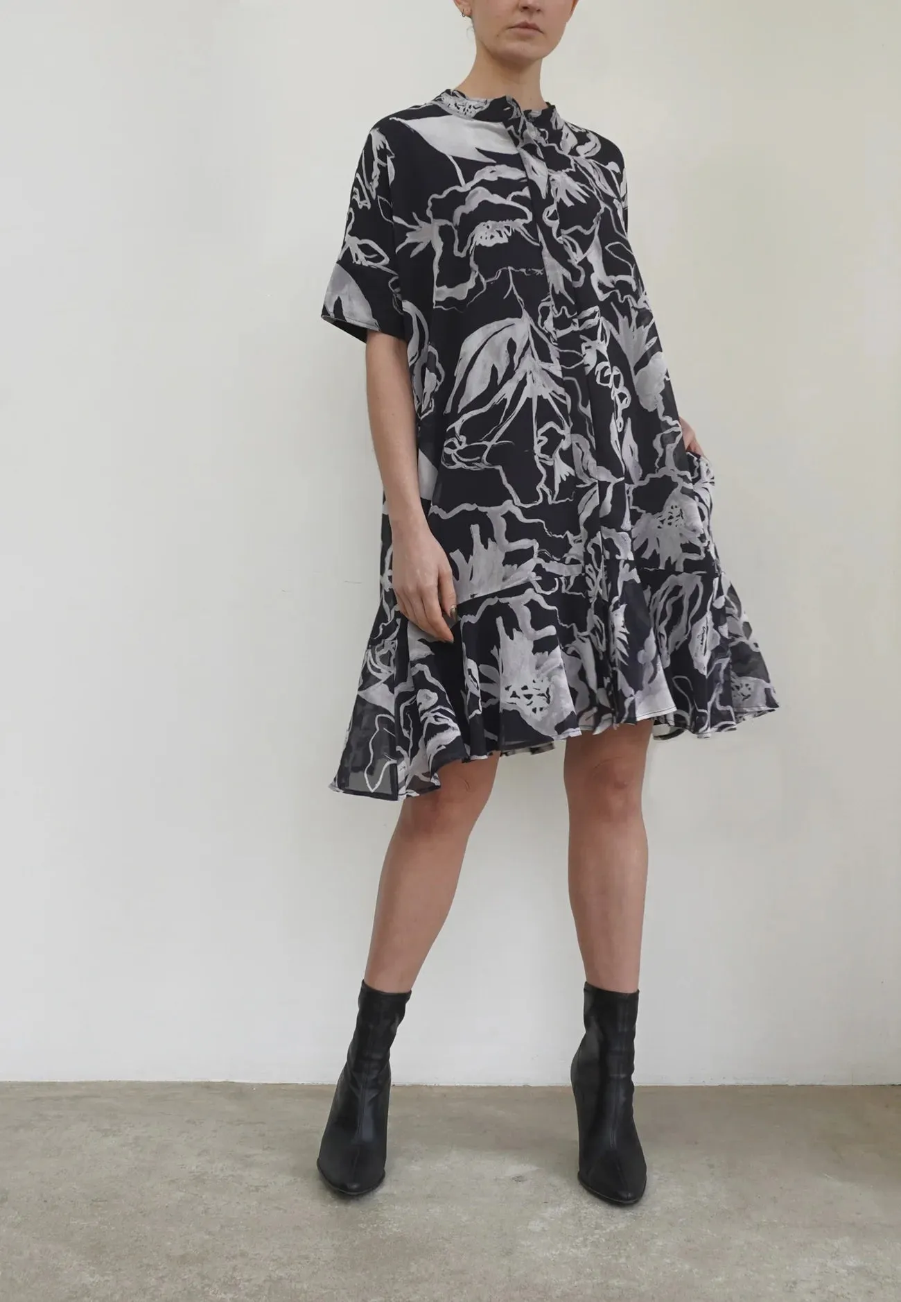 Religion Sublime Tunic in Rise Black