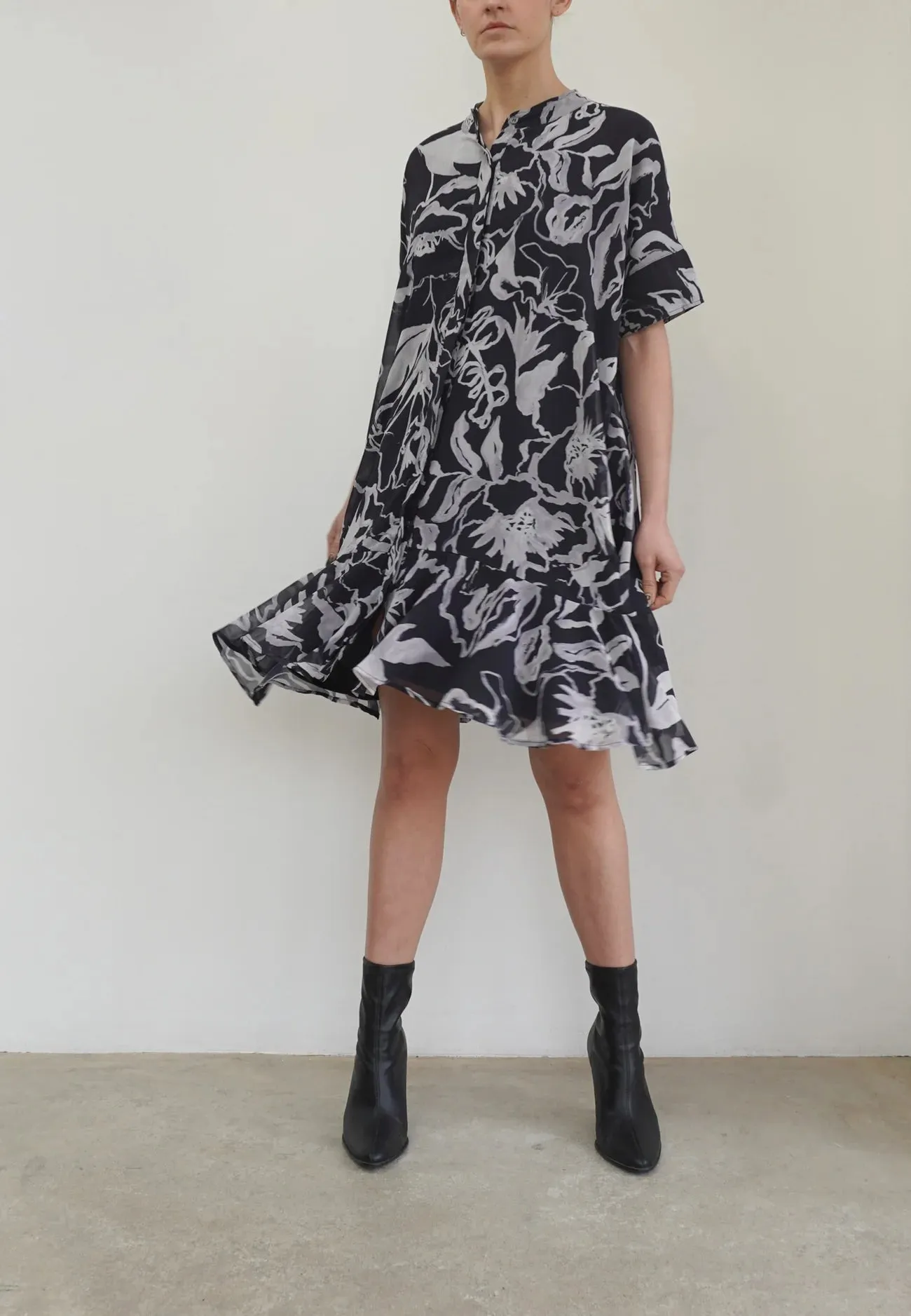 Religion Sublime Tunic in Rise Black