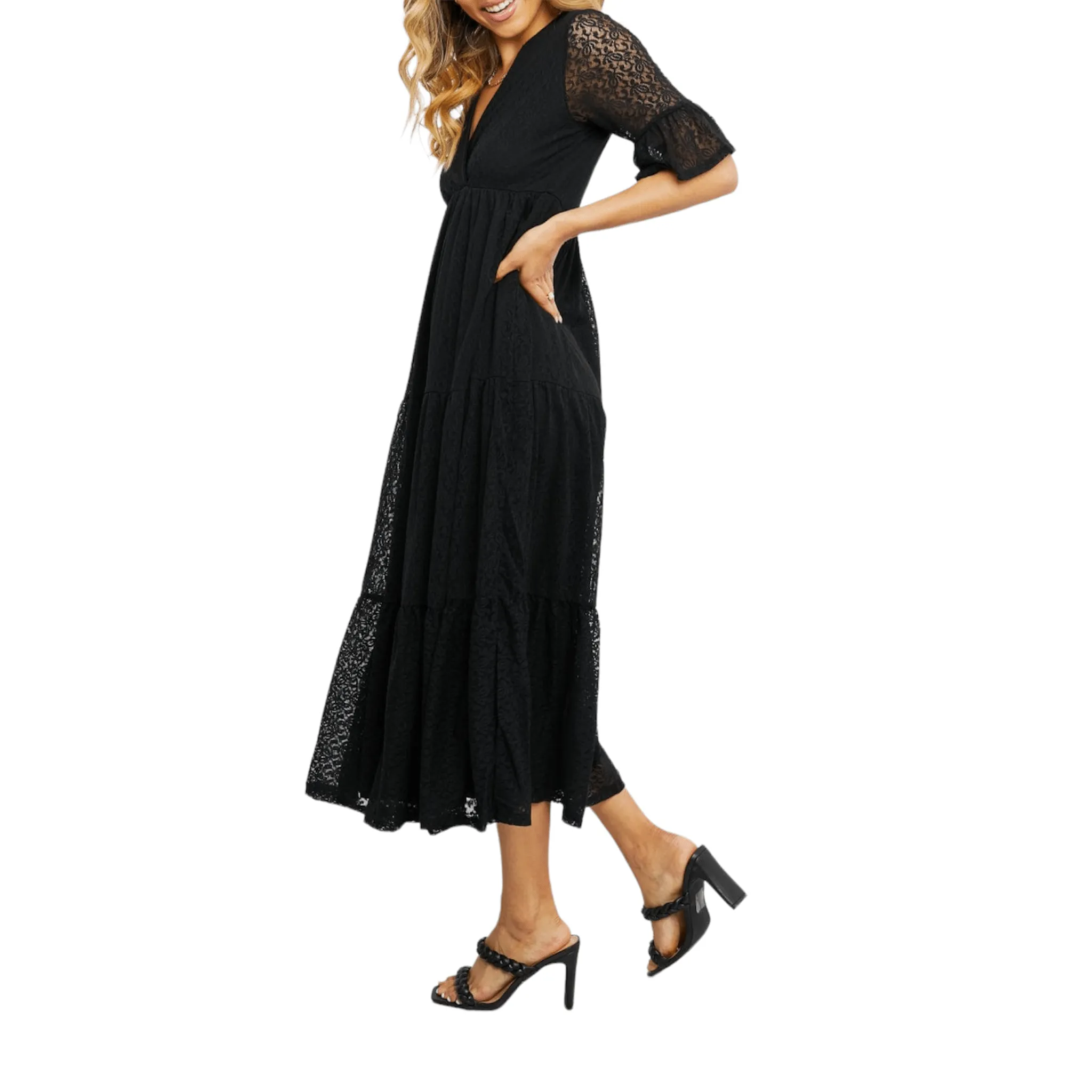 Rendezvous in Lace Tiered Dress