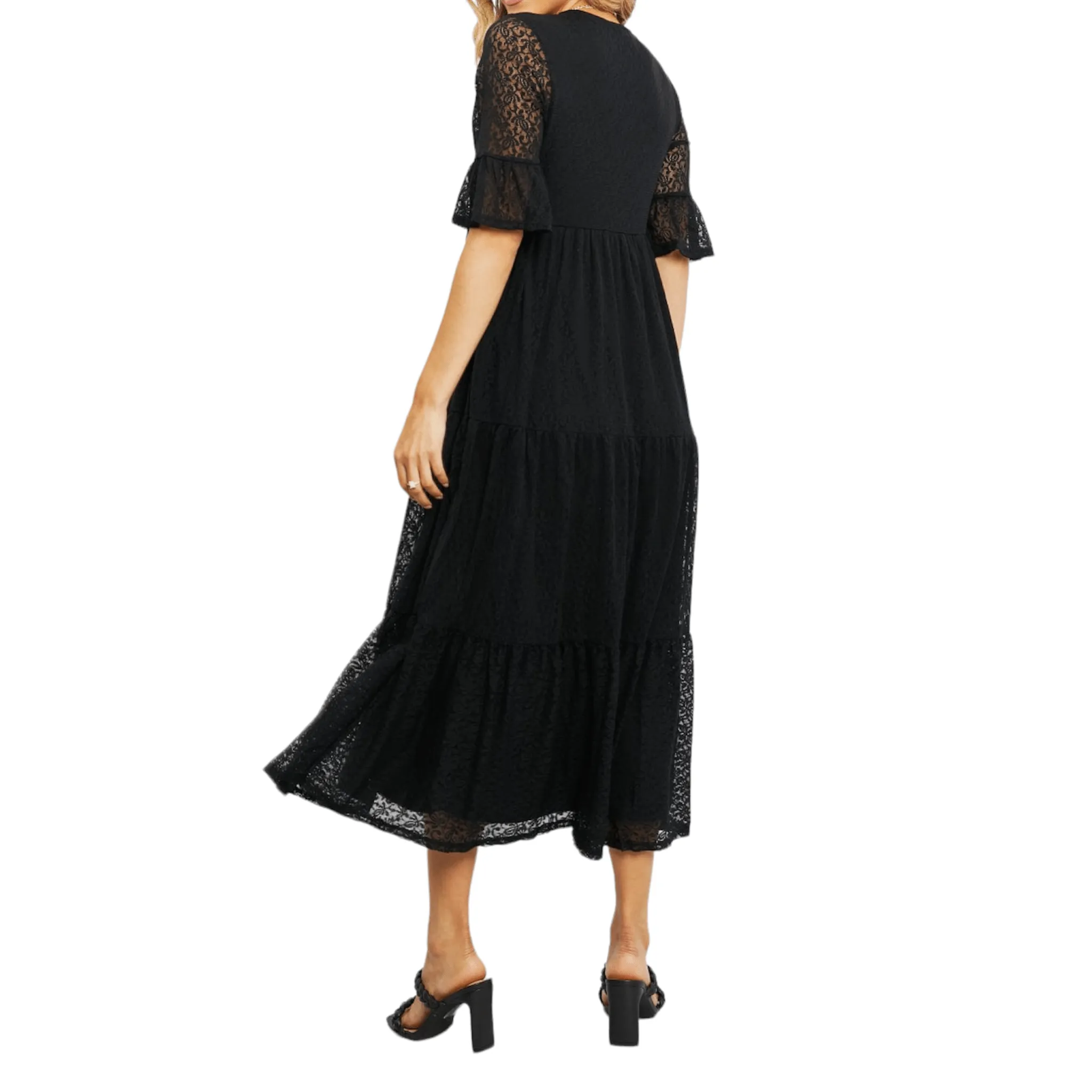 Rendezvous in Lace Tiered Dress
