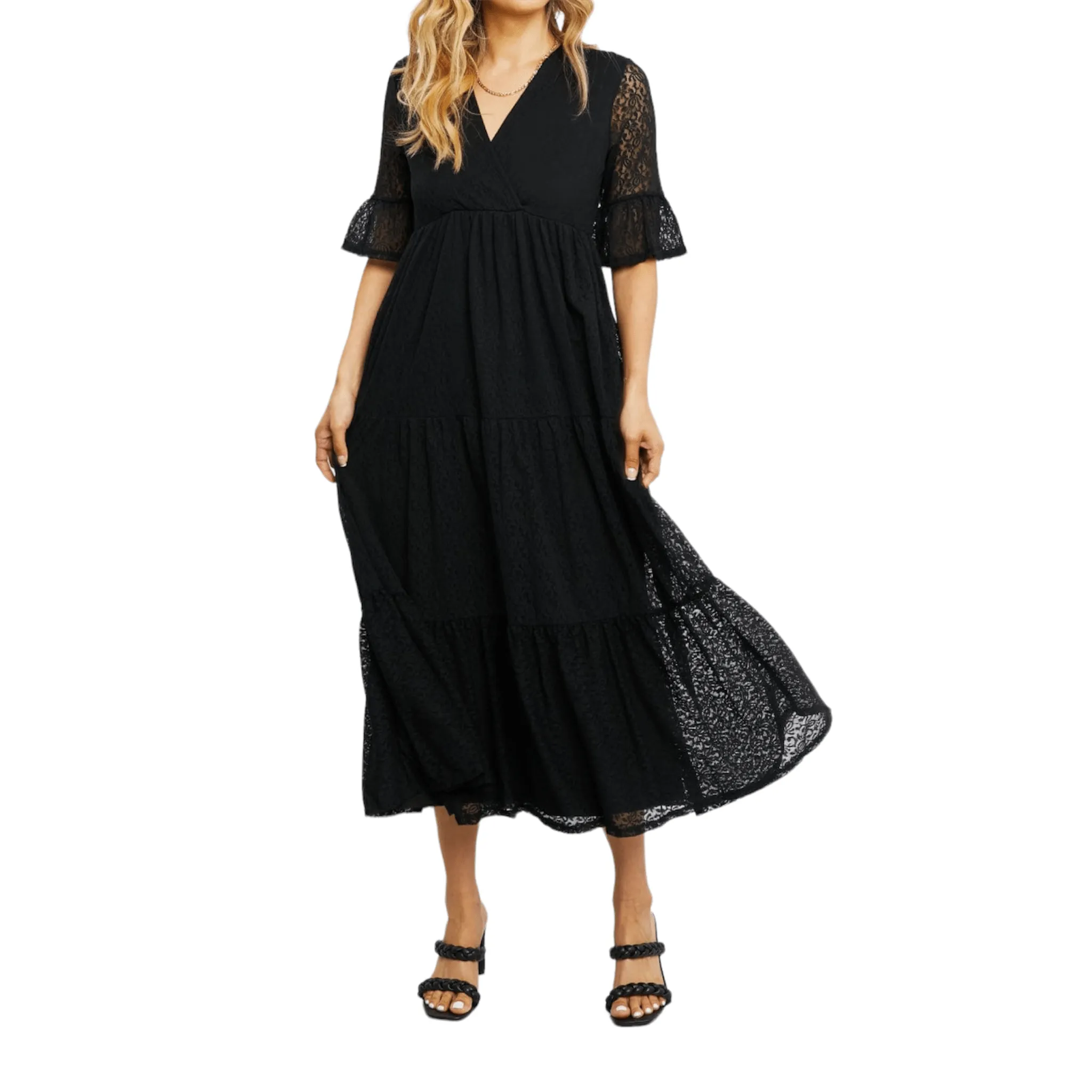 Rendezvous in Lace Tiered Dress