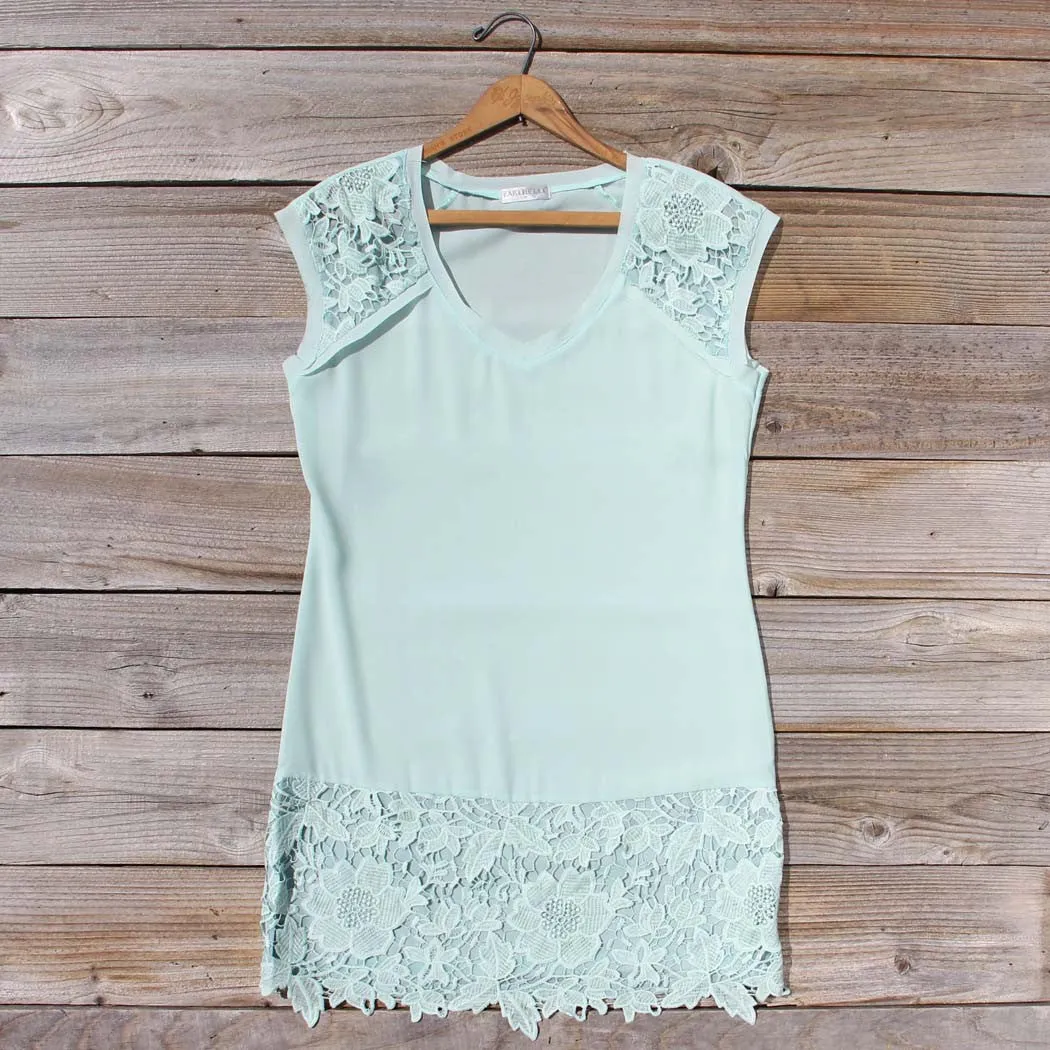 Sea Foam Lace Dress