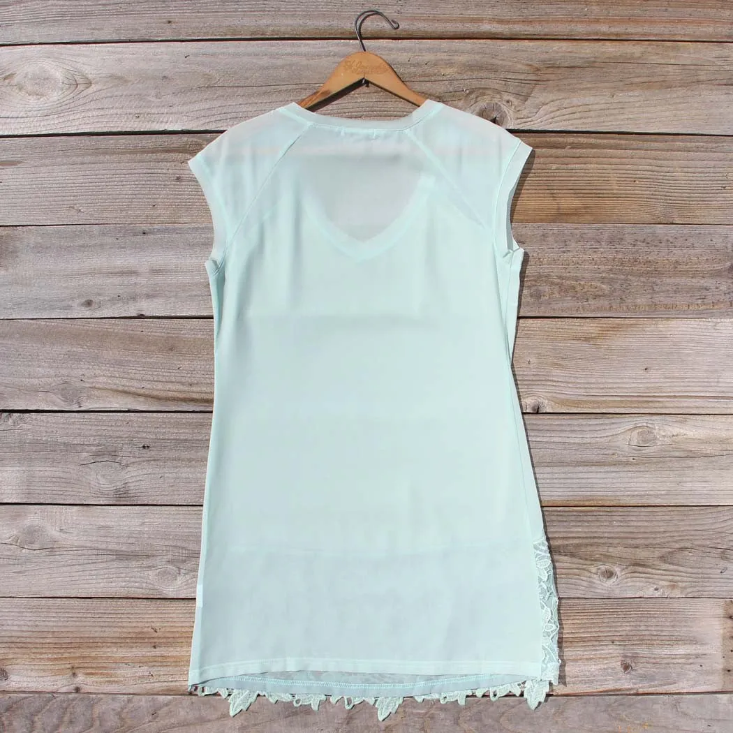 Sea Foam Lace Dress
