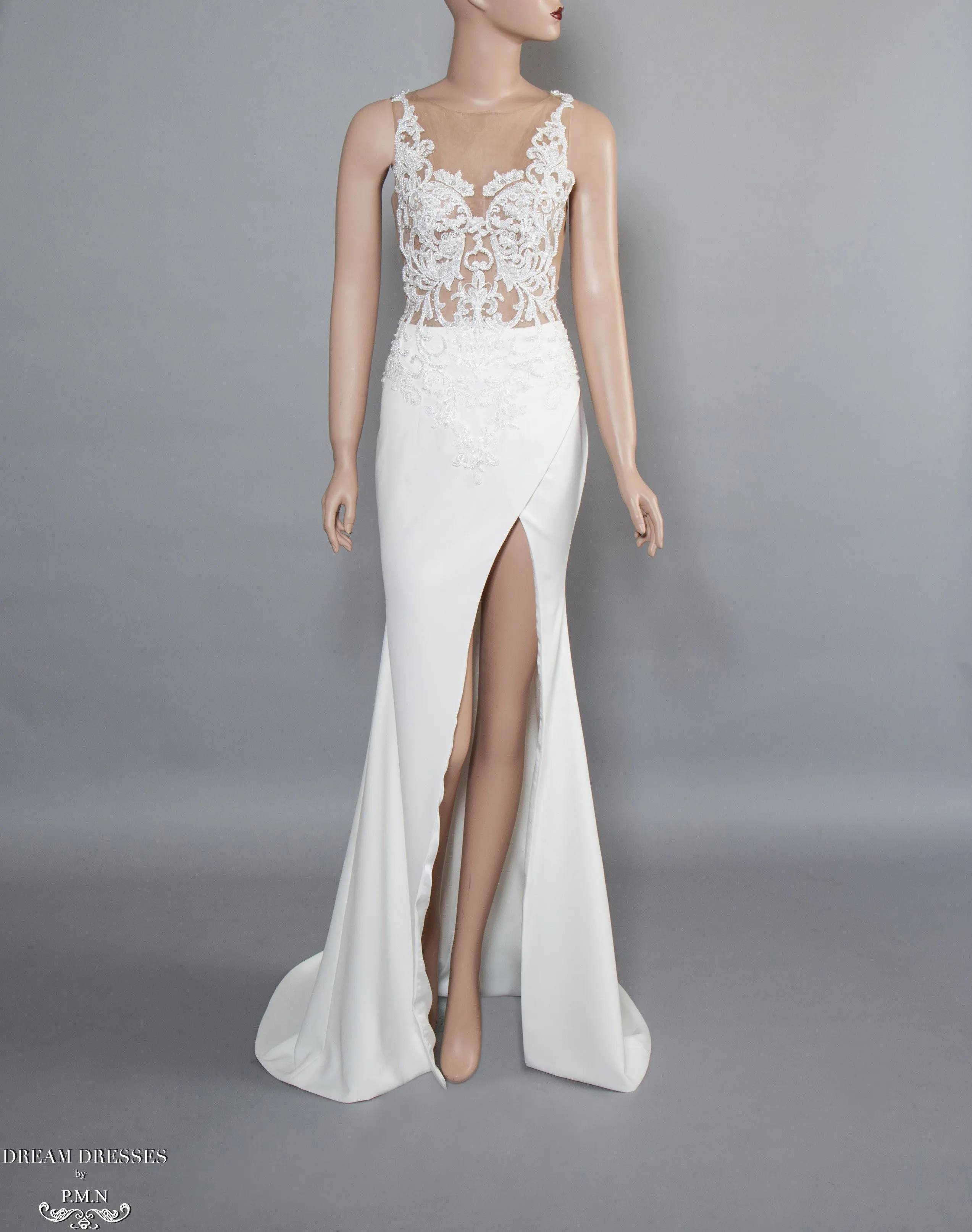 Side Split Wedding Dress (#Elexus)