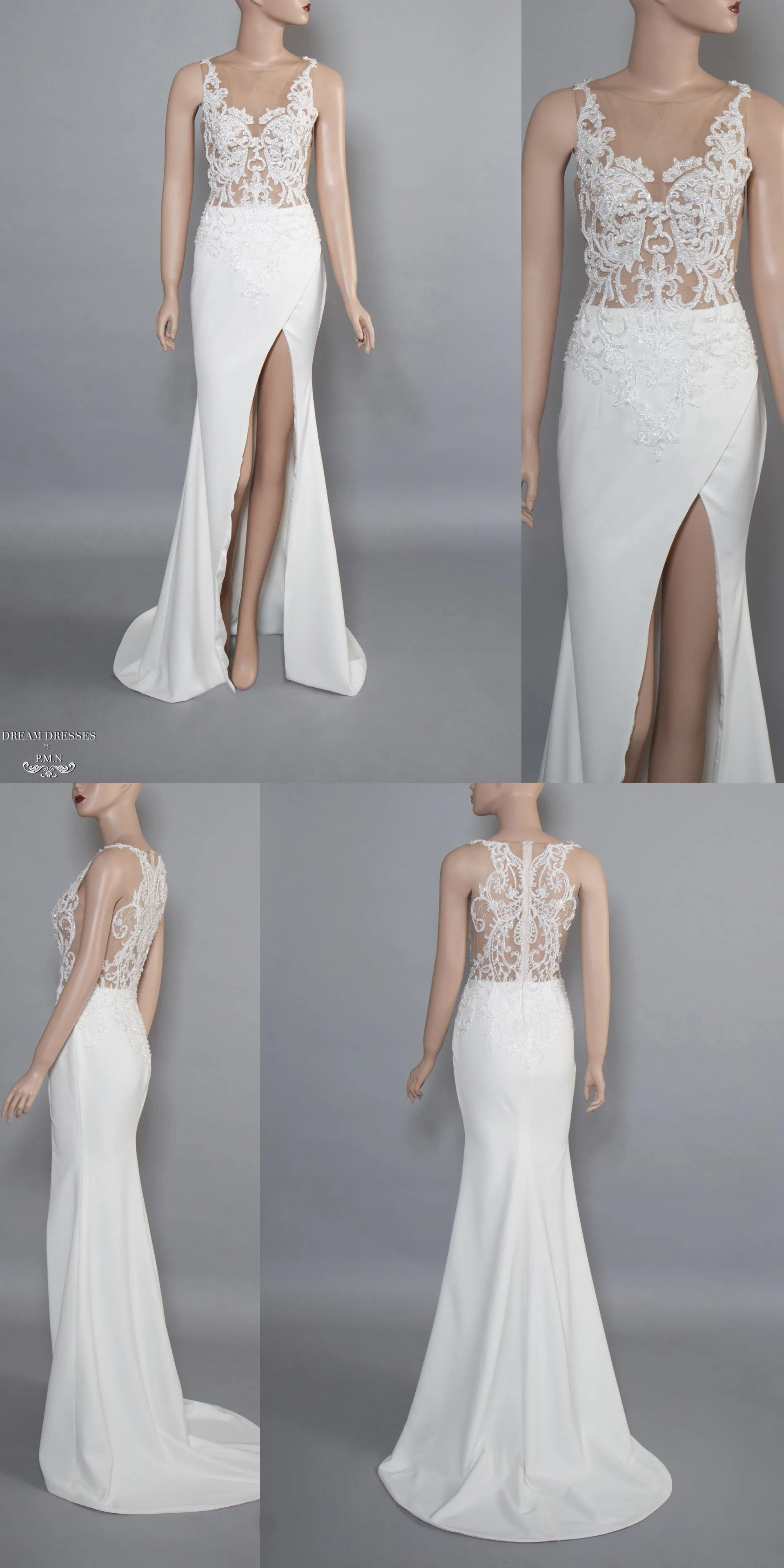 Side Split Wedding Dress (#Elexus)