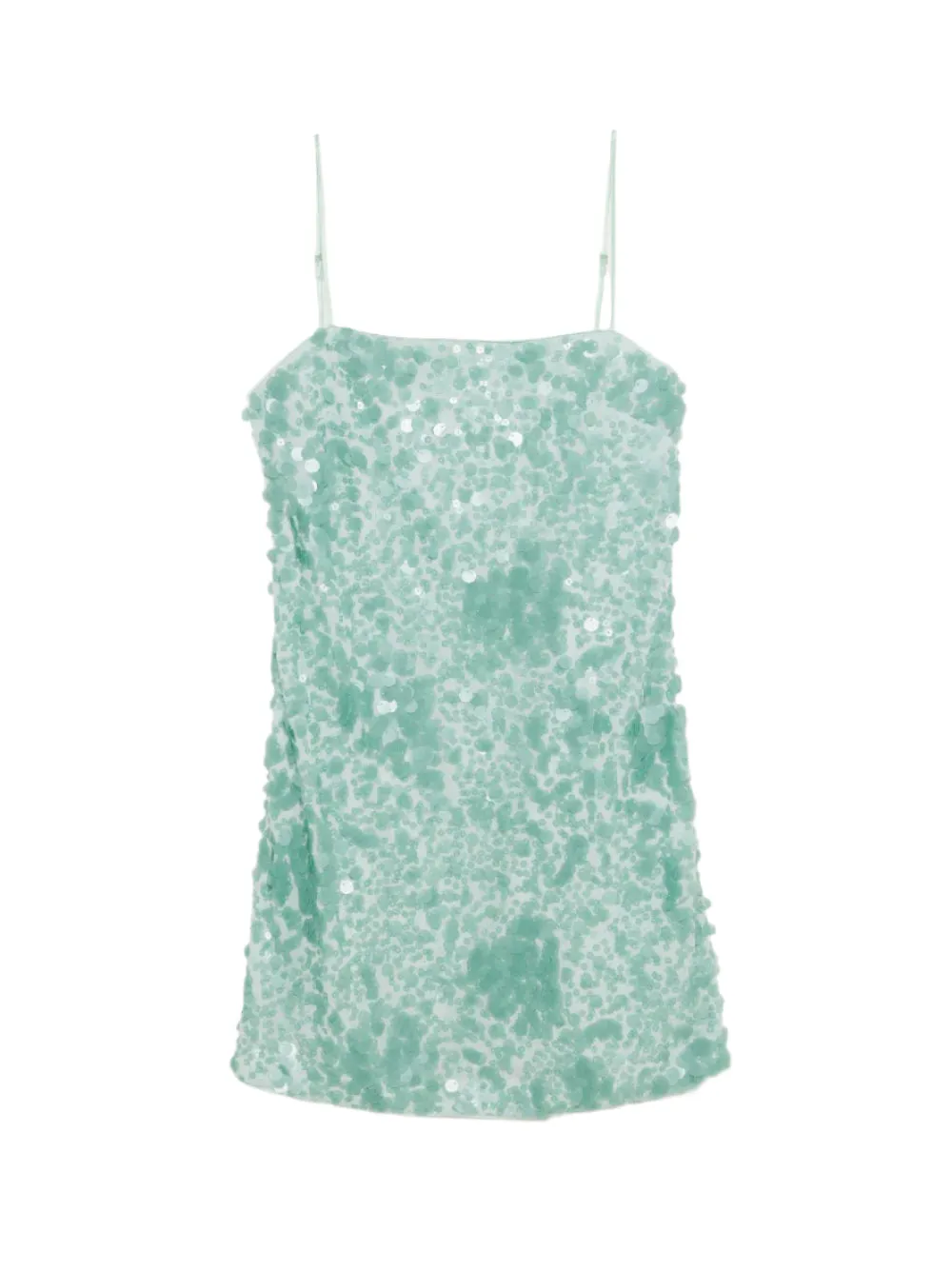 Simkhai Lollie Embellished Mini Dress in Seafoam