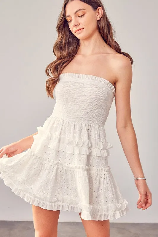 SIMPLY BEAUTIFUL MINI DRESS