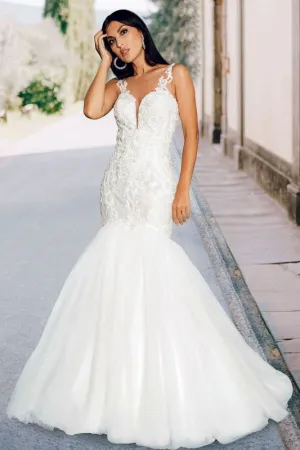 Size 16 Christiano Lucci 13444 Chiantae Ivory Gown