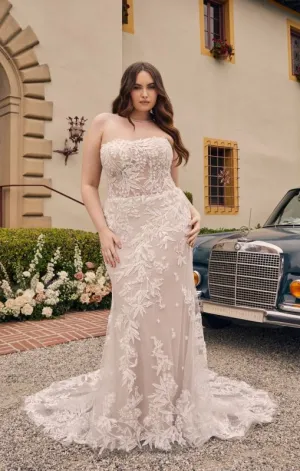 Size 20C Casablanca 2548 Jacqueline Ivory/Nude/Ivory Gown