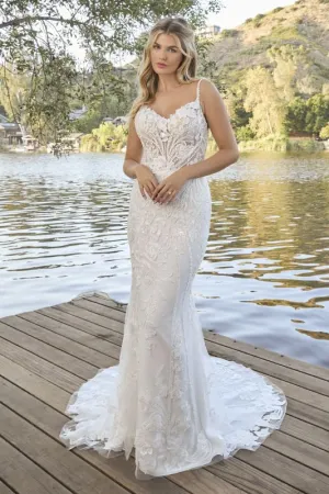Size 22 Casablanca BL462 Natalie Ivory/Nude/Ivory Gown
