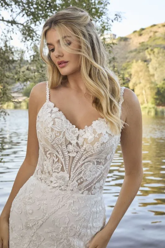 Size 22 Casablanca BL462 Natalie Ivory/Nude/Ivory Gown
