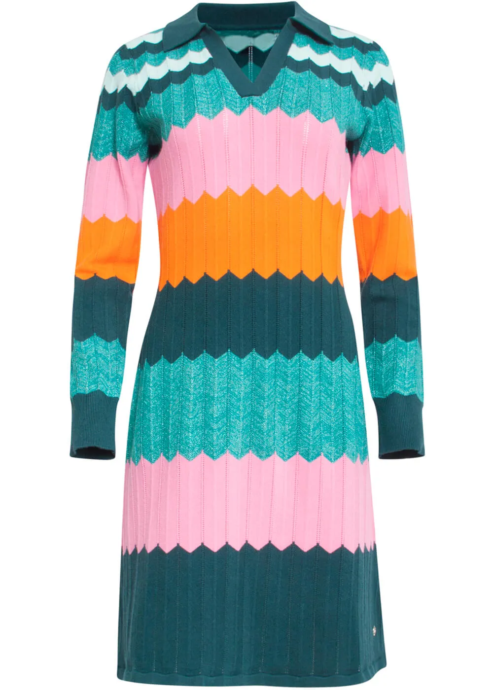 Smashed Lemon Autumn Sorbet Knit Dress Multi
