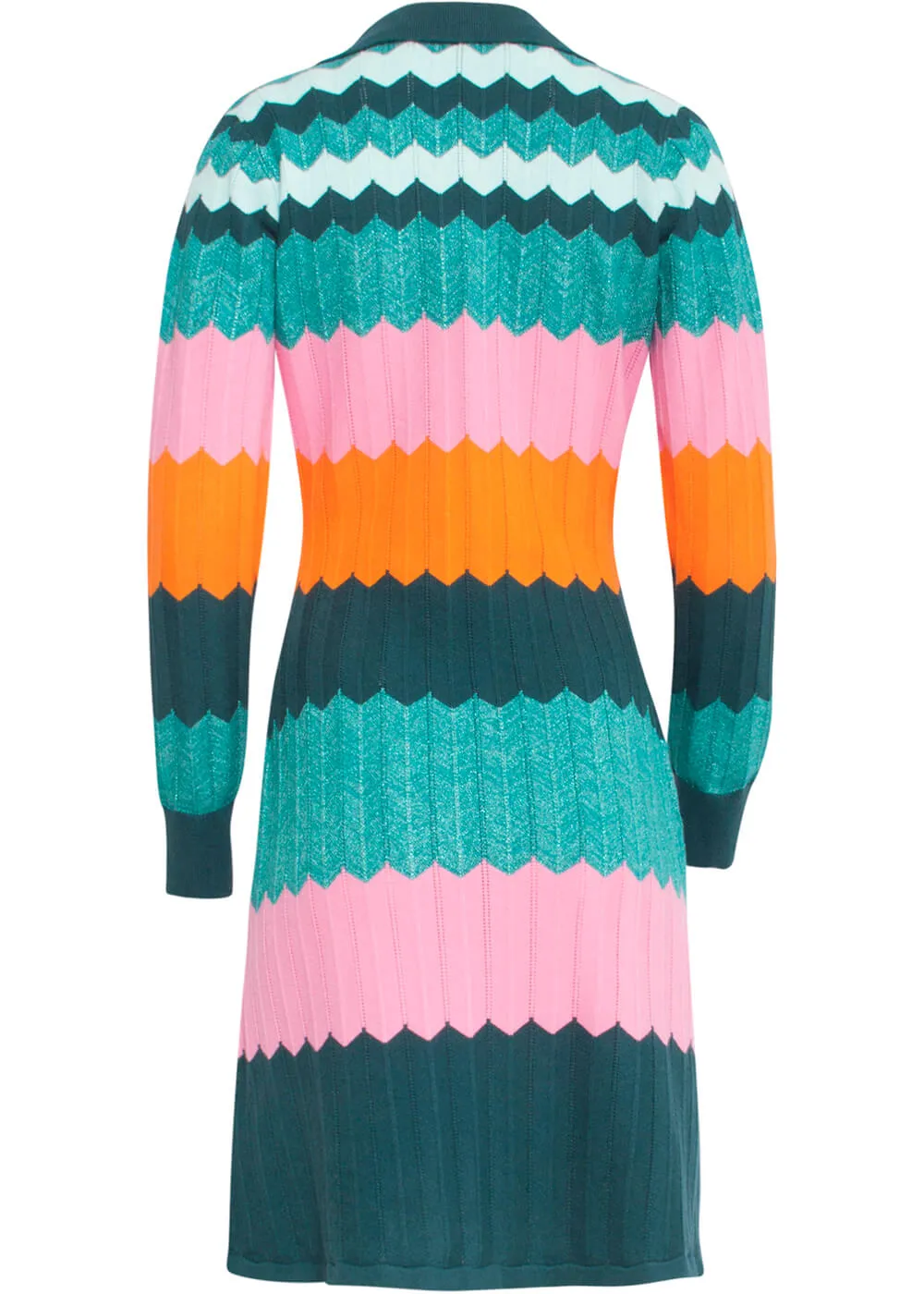 Smashed Lemon Autumn Sorbet Knit Dress Multi