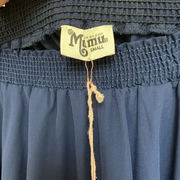 SMYM Hacienda Maxi Dress$148 Rich Navy Crisp