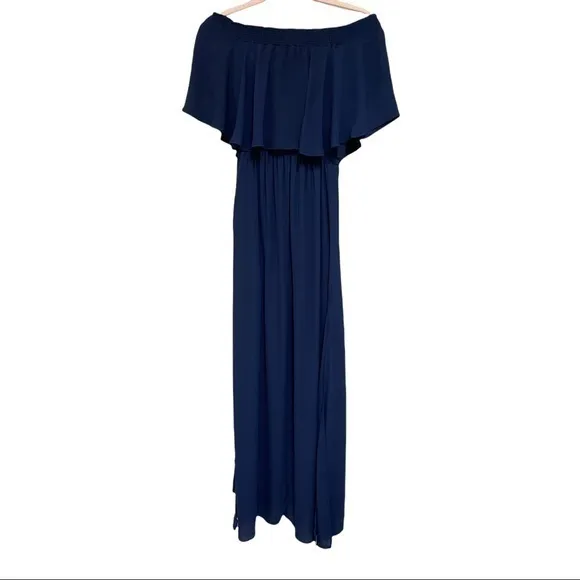 SMYM Hacienda Maxi Dress$148 Rich Navy Crisp
