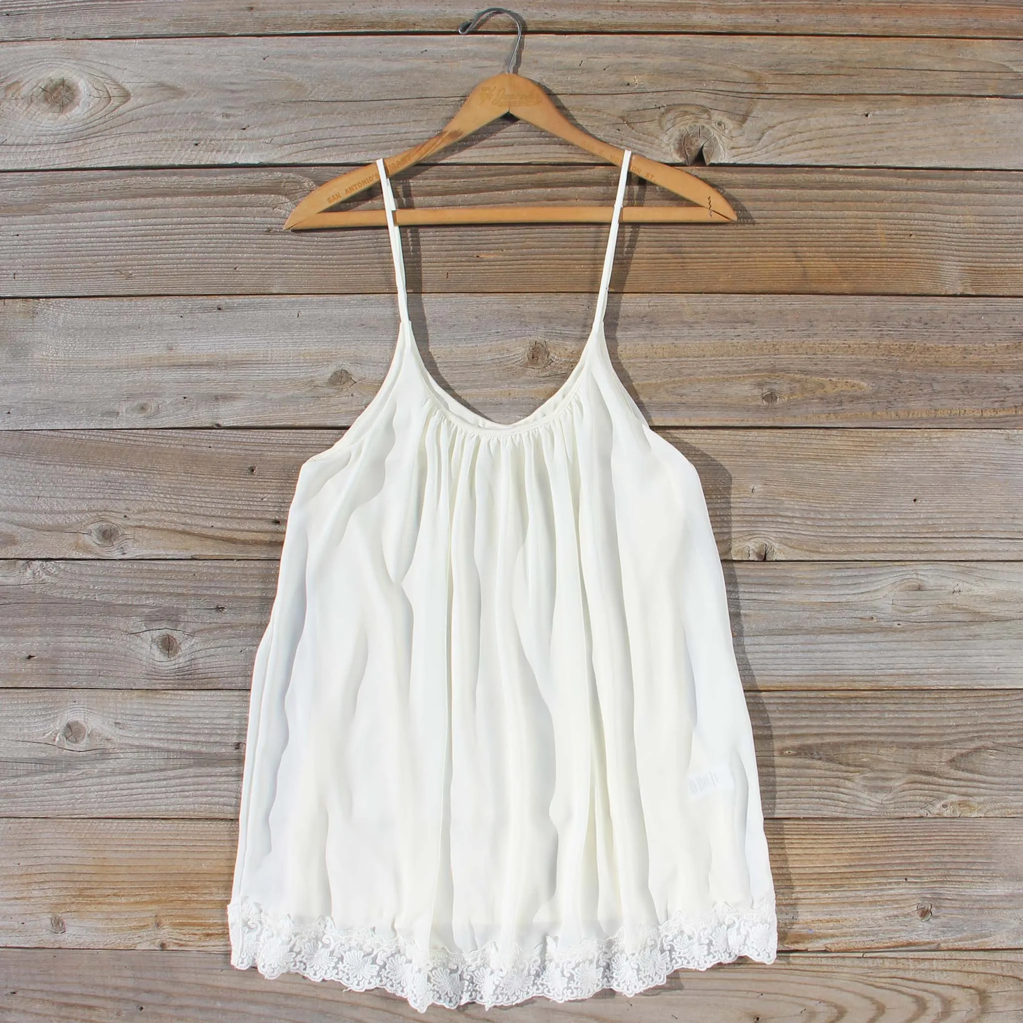 Solarium Lace Tunic in Ivory