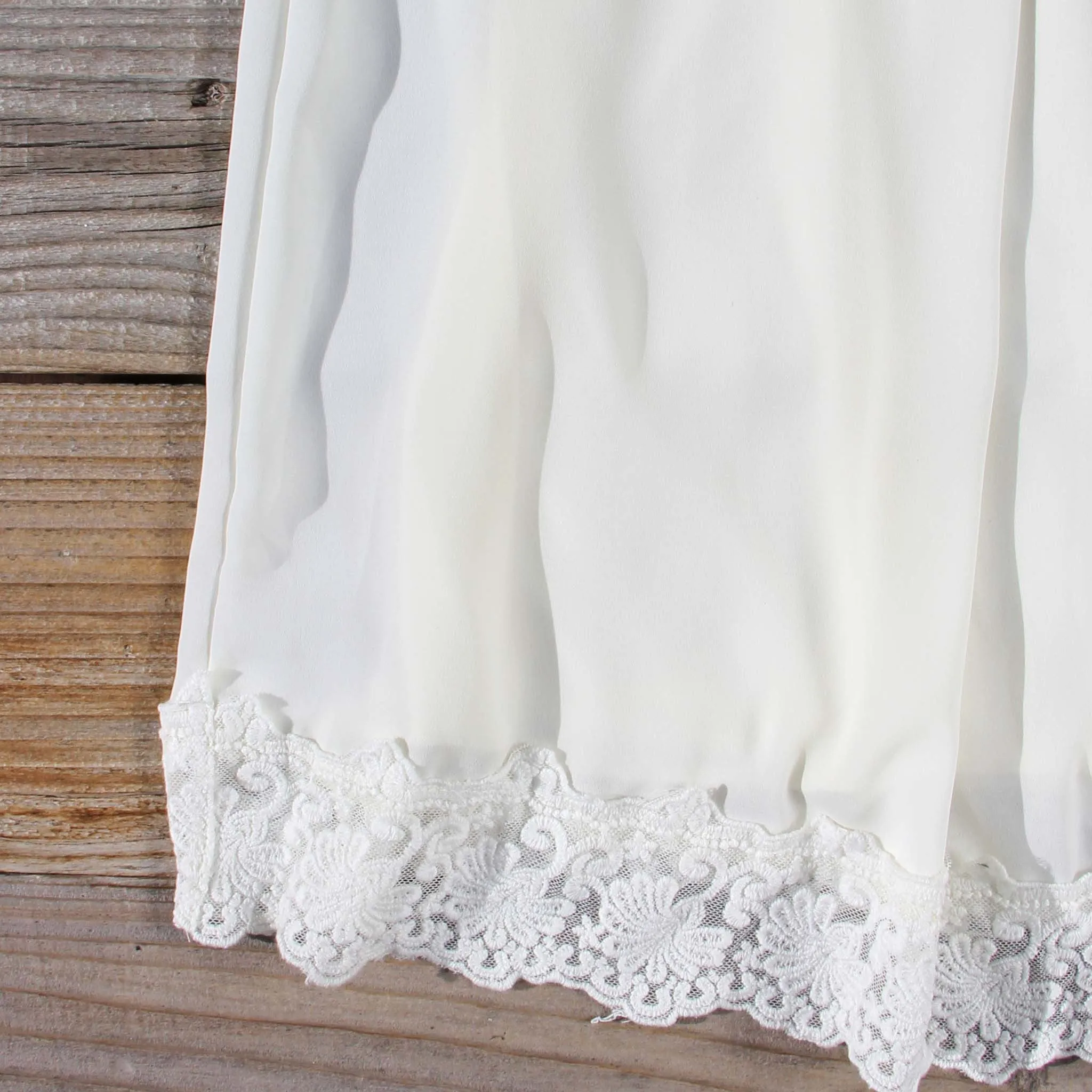 Solarium Lace Tunic in Ivory