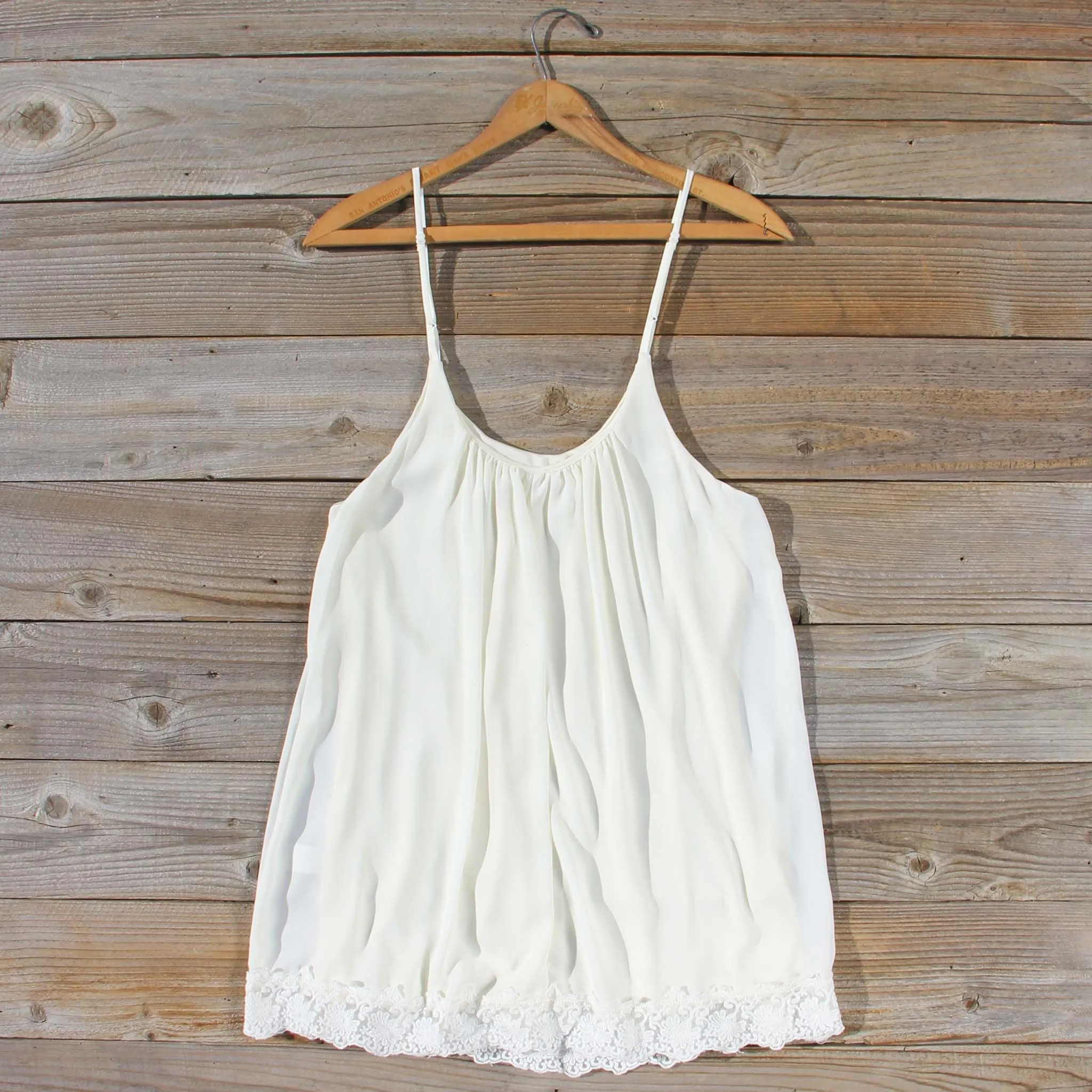 Solarium Lace Tunic in Ivory