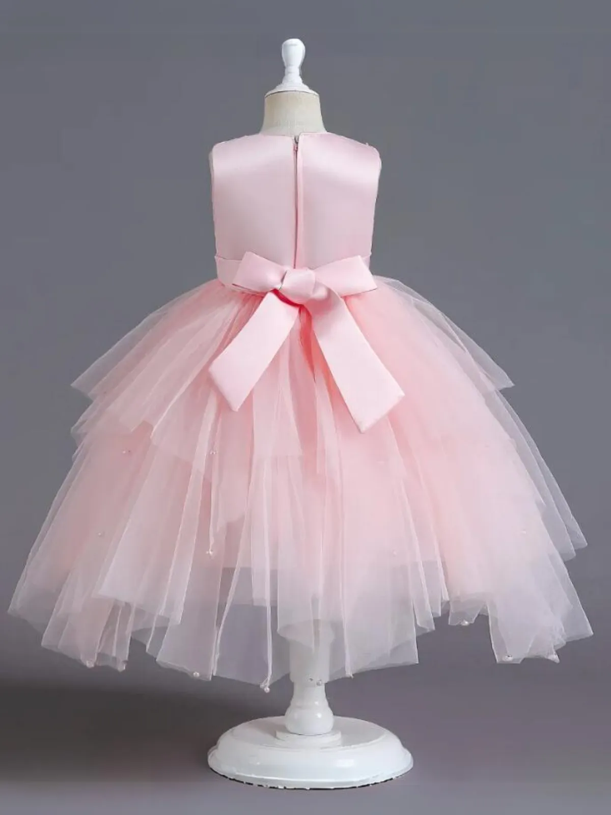 Sparkles and Twirls Pastel Pink Tutu Gown