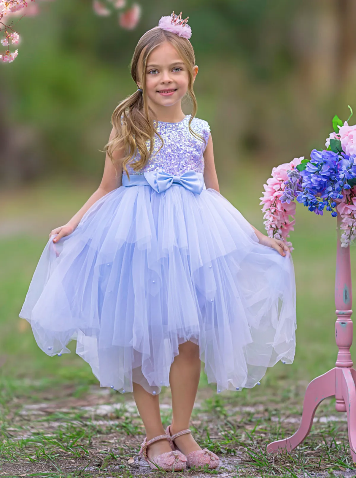 Sparkles and Twirls Pastel Tutu Gown