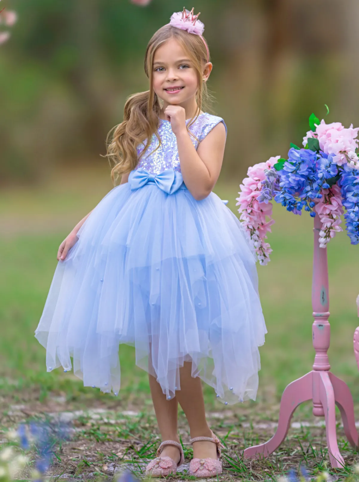 Sparkles and Twirls Pastel Tutu Gown