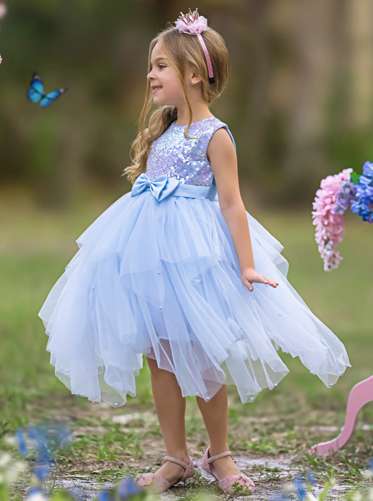 Sparkles and Twirls Pastel Tutu Gown