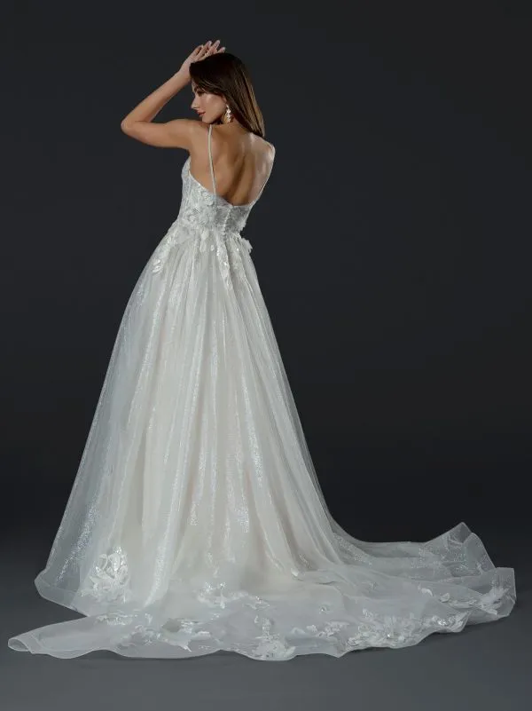 Stella Couture Size 12 24567 Champagne Gown