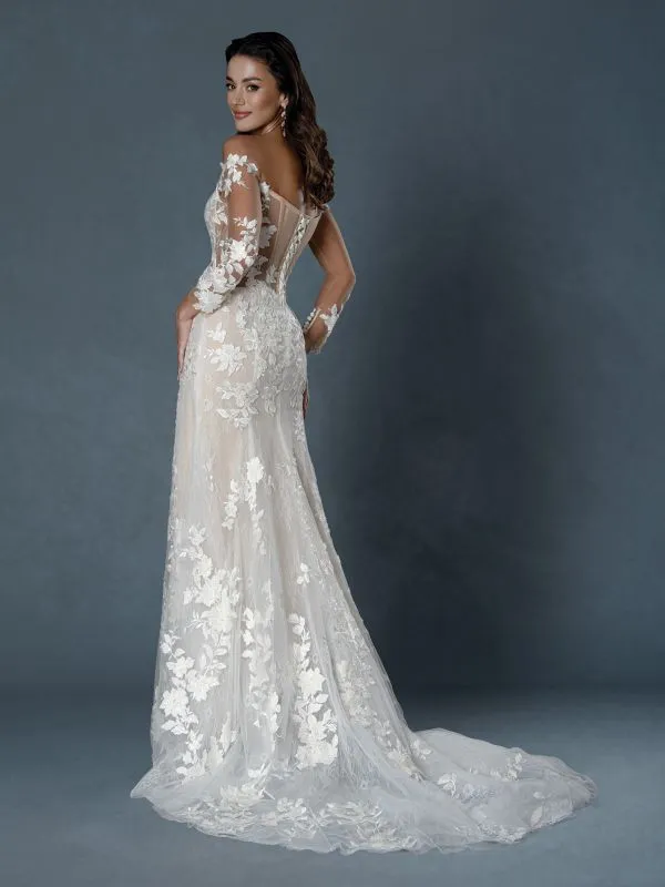 Stella Couture Size 24 25515E Champagne Gown