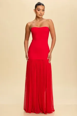 Steph Red Dress