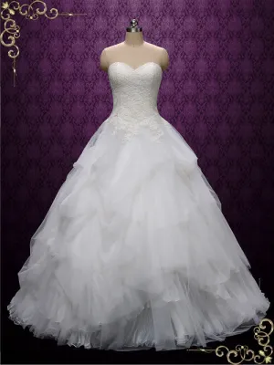 Strapless Ball Gown Wedding Dress ERINA