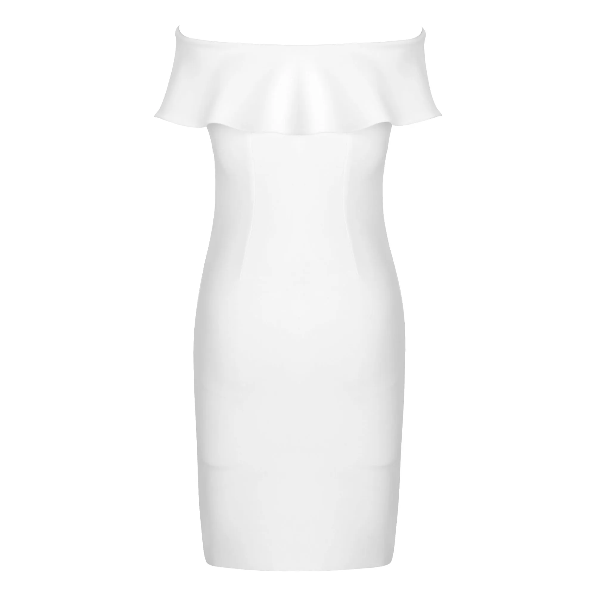 Strapless High Waist Hollow Out Bandage Dress PP091910
