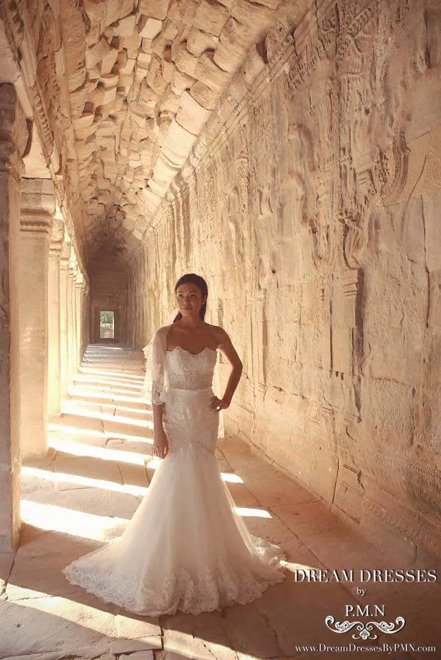 Strapless Mermaid Wedding Dress (#Christina)
