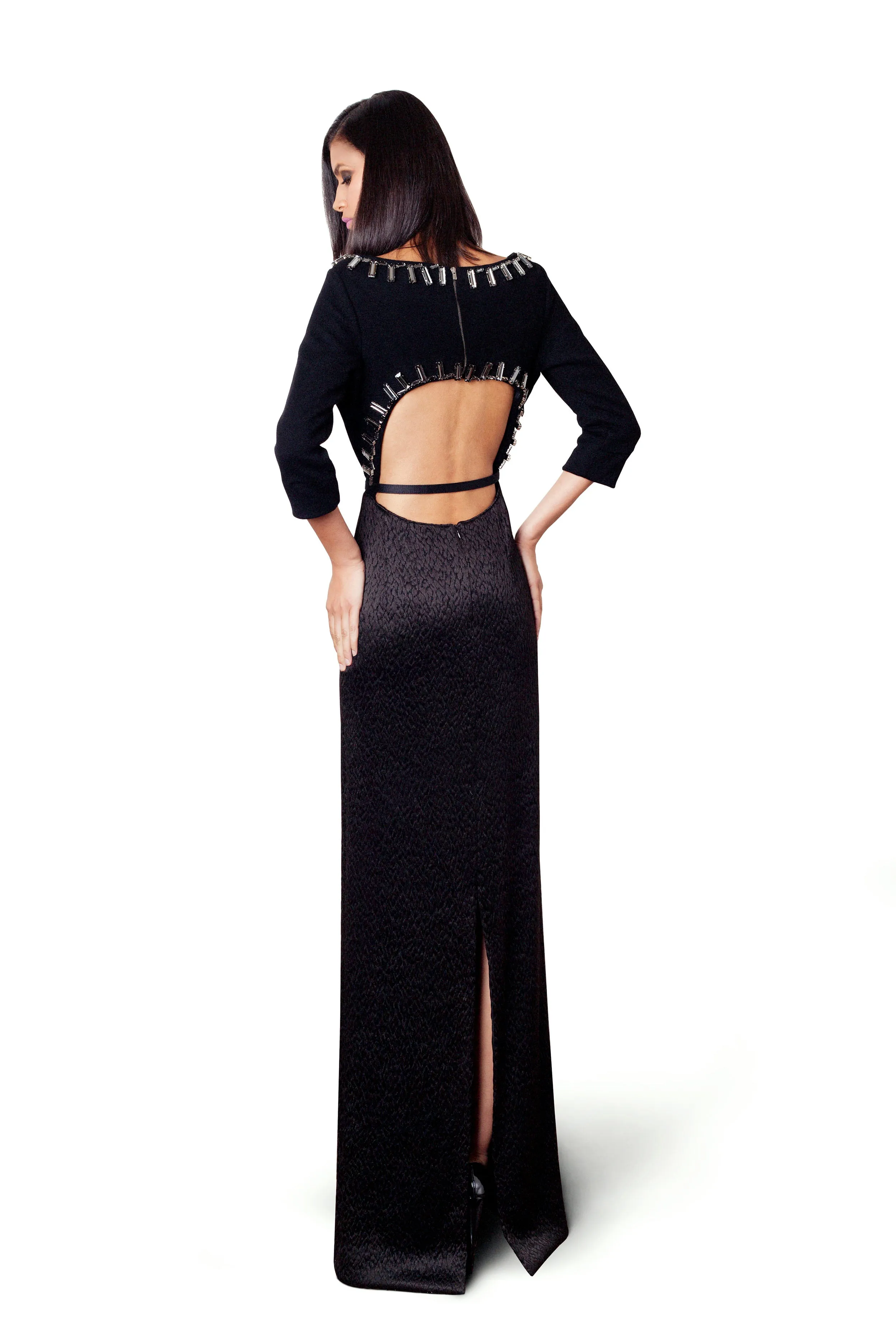 Swarovski Column Gown