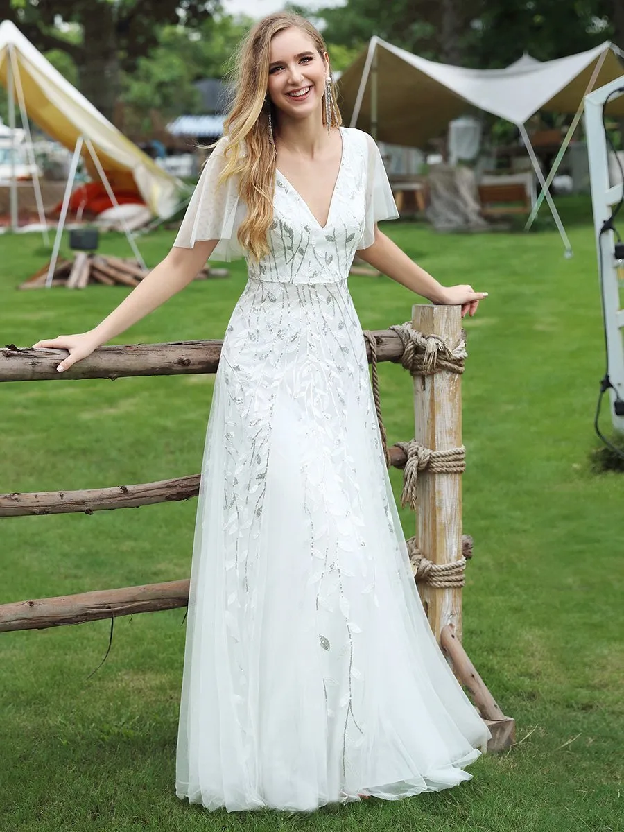 Sylvia tulle dress with sequins in white Express NZ wide