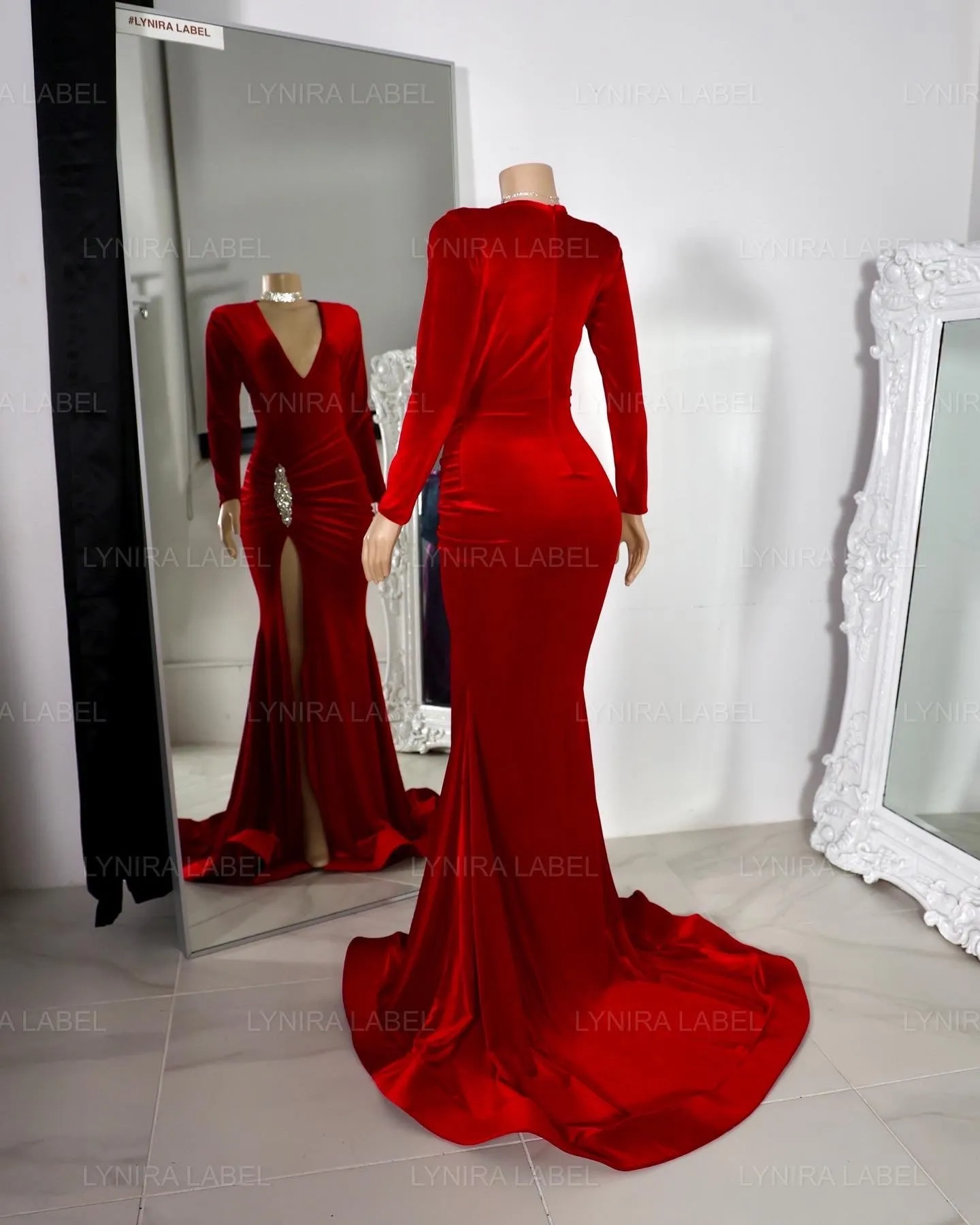 The Cheryl Velvet Gown