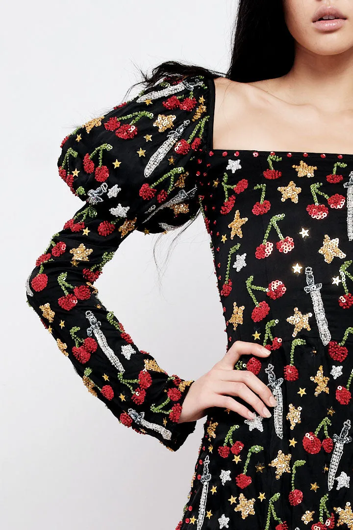 The Confessions Puff Sleeve Mini Dress