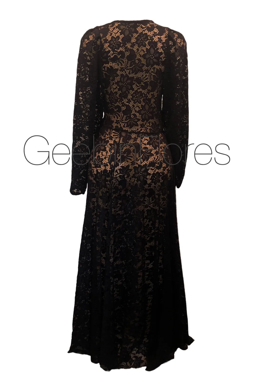 The Kelia Black Lace Dress