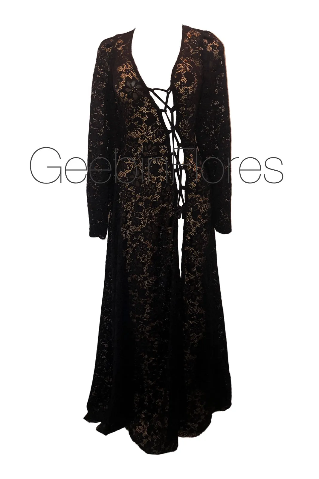 The Kelia Black Lace Dress