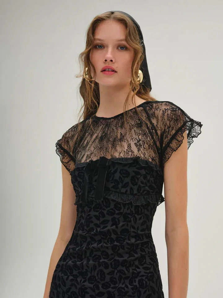 The Midnight Velvet Mini Dress