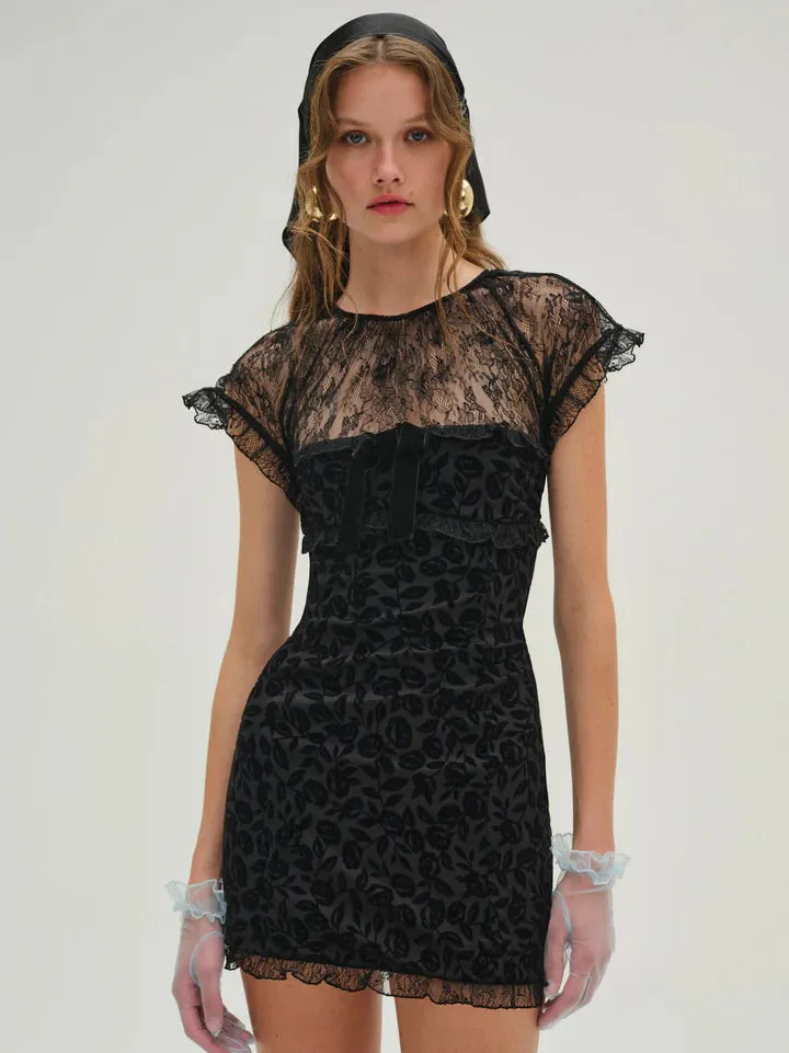 The Midnight Velvet Mini Dress