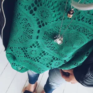 The Santa Clara Lace Dress in Green