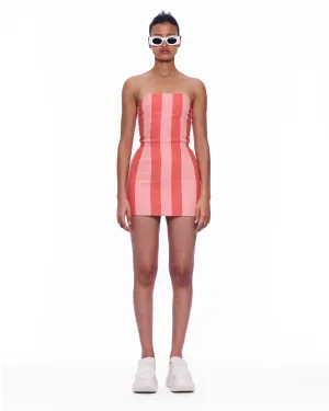 The Sculpted Corset Dress : Stripe 10