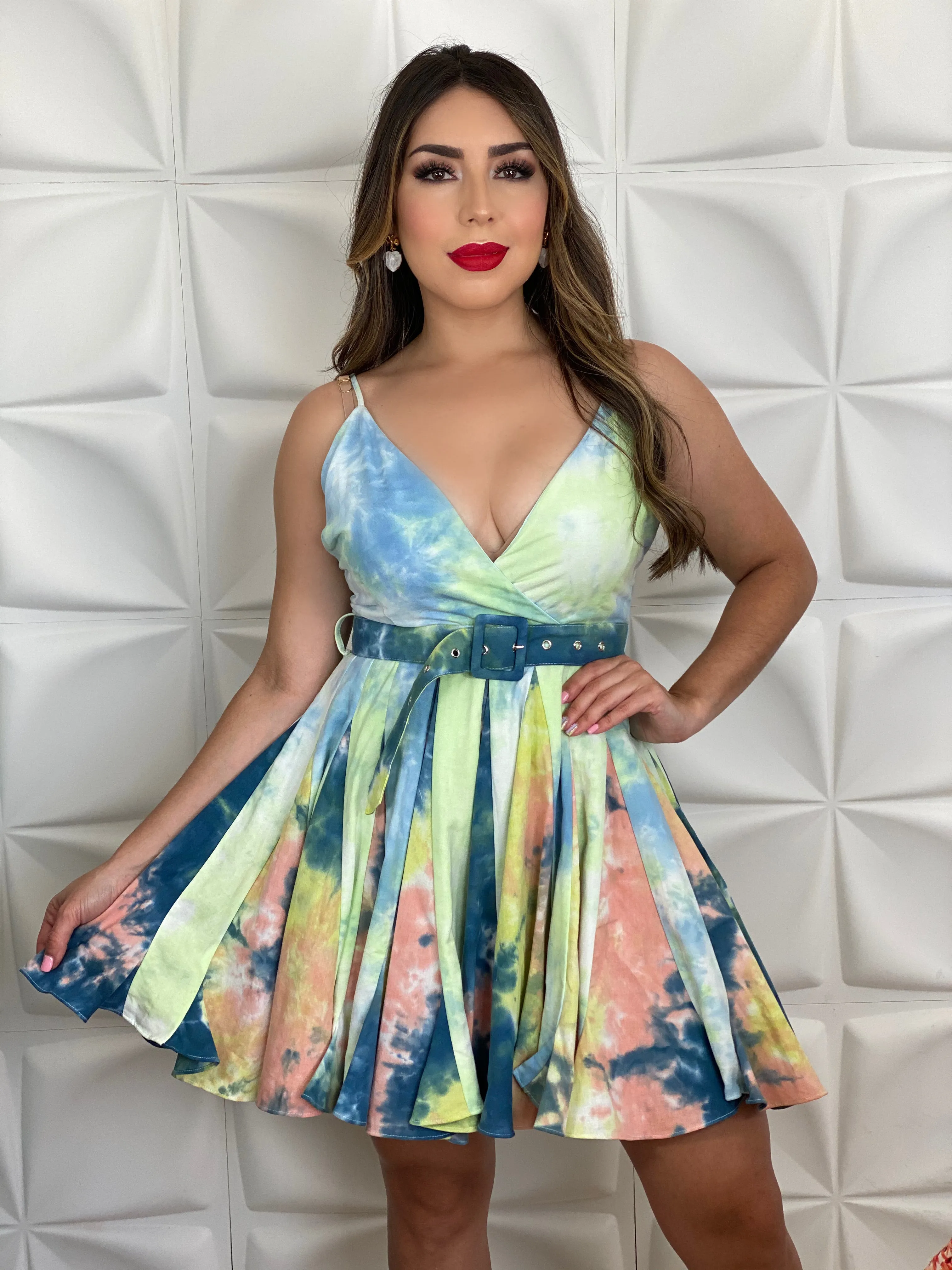 Tie-Dye Mini Dress