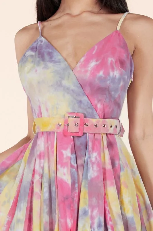 Tie-Dye Mini Dress